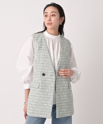 ＜UNTITLED (Women)＞ツイードカラーレスジレ（２００２５６９９１７）