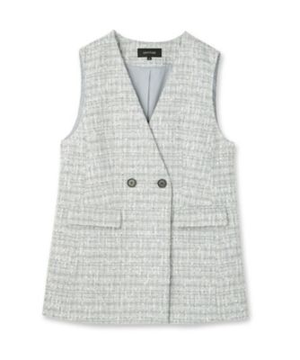 ツイードカラーレスジレ（2002569917） | UNTITLED L (Women