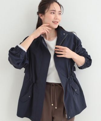 防花粉／S－LL】女性らしさあふれる 軽やかスタンドブルゾン