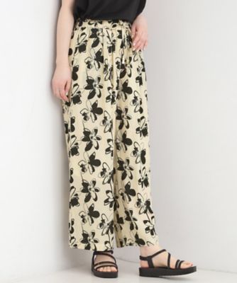 SHOO LA RUE (Women)/シューラルー サテンワイドパンツ（２００２５６９９５９）