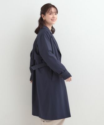 S－LL／撥水】通勤や学校行事にも ロングトレンチコート