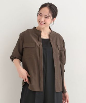 洗濯後シワになりにくい／UV】フラップポケットシャツ