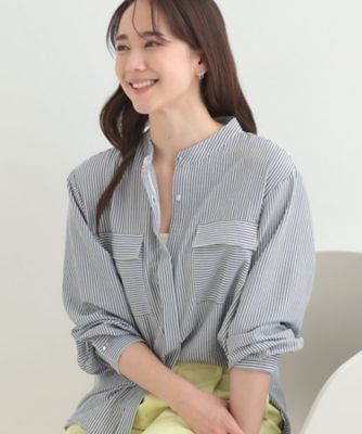 洗濯後シワになりにくい／UV】フラップポケットシャツ