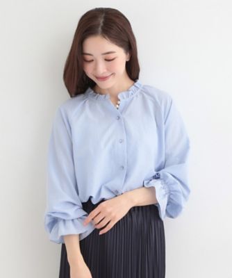 【新品】⭐️セオリー theory⭐️長袖 ブラウス　結び　ひも ストレッチジョーゼット ピンタック長袖ブラウス(26625531-2025