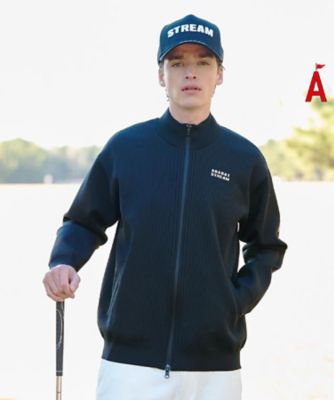 スタンドジップニットブルゾン（2002570192） | ADABAT