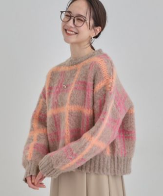 ピンク ニットセーター Mサイズ ピンク系 9号（M） レディースのニット・セーター | 三越伊勢丹