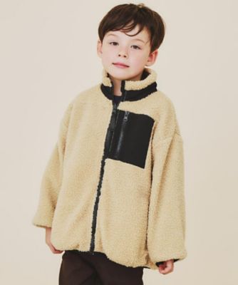 110－160】ボアリバーシブブルゾン／洗濯機OK