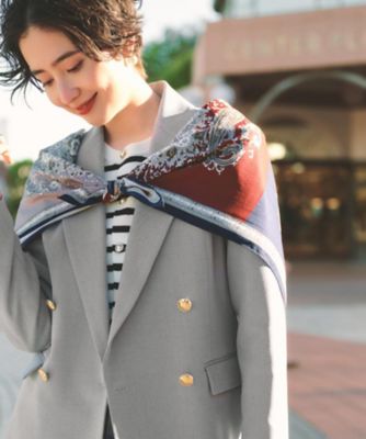 通勤・セレモニー】CAVIAN 金ボタンダブルブレストジャケット