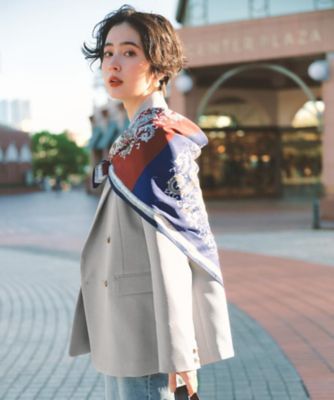 通勤・セレモニー】CAVIAN 金ボタンダブルブレストジャケット