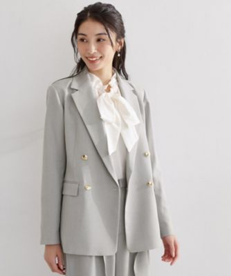 通勤にもデイリーにも】CAVIAN 金ボタンダブルブレスト