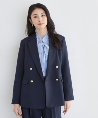 通勤にもデイリーにも】CAVIAN 金ボタンダブルブレスト