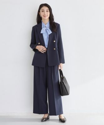 通勤・セレモニー】CAVIAN 金ボタンダブルブレストジャケット