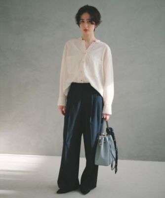通勤にもデイリーにも】CAVIAN 2タックワイドパンツ