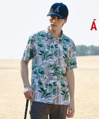 ＜ADABAT STREAM(Women/Men)＞トロピカルメッシュ半袖ポロシャツ（２００２５７０３１７）