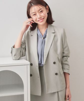 ちわわさま専用 muveil ダブルブレストジャケット 38サイズ チェルッティ・ダブルブレストジャケットMH195（発送予定：9月初旬