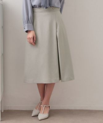 ＜index (Women)＞アシメタックＡラインスカート／セットアップ対応可【洗濯機ＯＫ／防シワ】《ＸＳ～ＬＬ》（２００２５７０３３１）