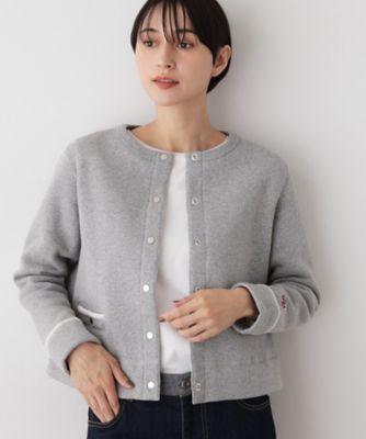 ＜Dessin (Women)＞【日本製／洗える】吊り裏毛カーディガン（２００２５７０４４７）