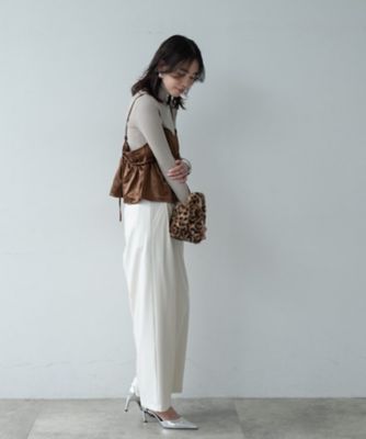 ホワイトタックパンツ（2002570449） | GALLEST (Women