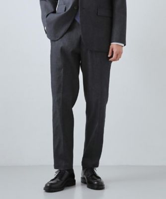 ライトエバーデニム スラックス 洗濯機OK／ストレッチ／セットアップ