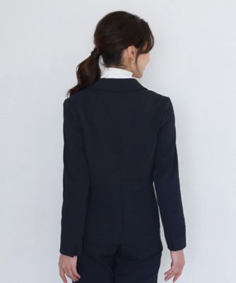 【未使用】whim gazette ジャケット　テーラード　手洗い可　日本製 Whim Gazette（ウィム ガゼット） テーラードジャケット FREE ネイビー