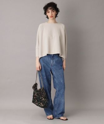 COGTHEBIGSMOKE コグザビッグスモーク  ウール混 ISADORA CREW NECK トップス レディース ネイビー ― ウール混 ISADORA CREW NECK トップス レディース ネイビー トップス