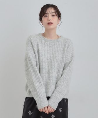 ミックスワッフルニット（2002572633） | SHOO LA RUE