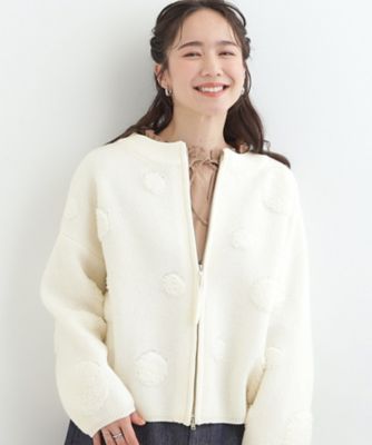 選べる4柄 ダブルZIP 柄カーディガン（2002572643