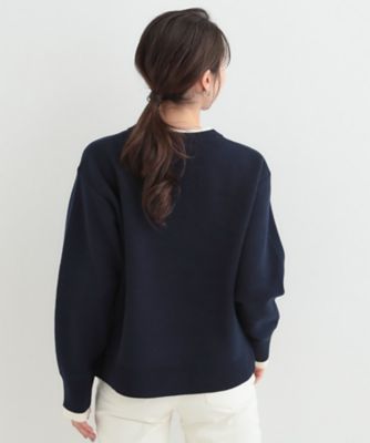 〈スピックアンドスパン〉2枚セットルーズスウェットライクニット&カットソー 一部店舗+WEB限定》2枚SET ルーズニット&カット（ニット／セーター