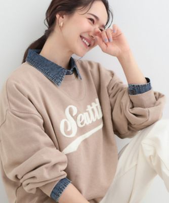 サガラ刺繍アソート裏毛スウェット（2002572660） | SHOO LA