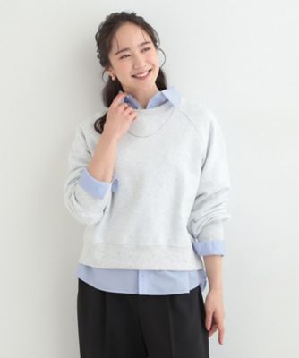 MIX調 シンプルラグランスウェット（2002572663） | SHOO