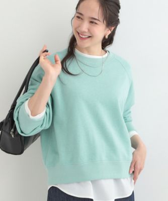 MIX調 シンプルラグランスウェット（2002572663） | SHOO