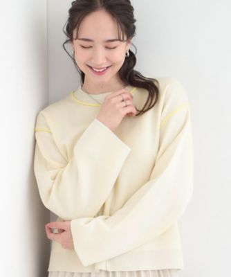 ダブルフェイス配色ニット（2002572671） | SHOO LA RUE