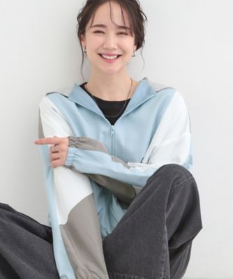 配色フードブルゾン（2002572673） | SHOO LA RUE (Women