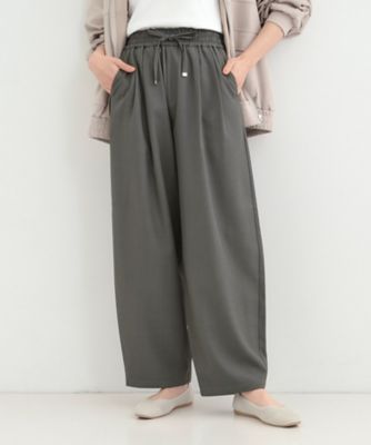 SHOO LA RUE (Women)/シューラルー タックバギーカーブパンツ（２００２５７２６８４）