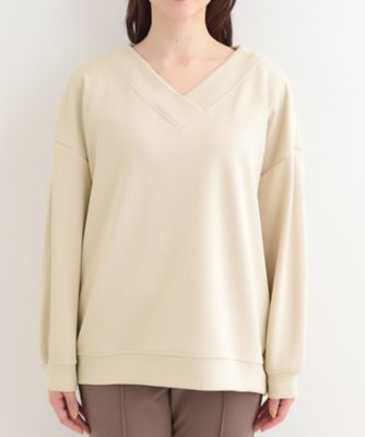 カットツイルVネックトップス（2002572689） | SHOO LA RUE