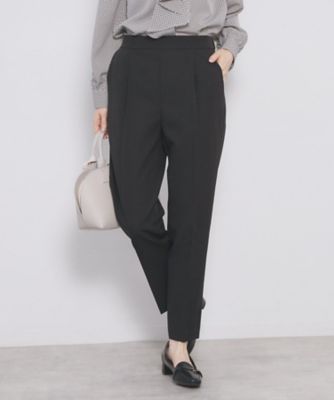 ＜index (Women)＞ストレッチイージーテーパードパンツ【洗濯機ＯＫ／イージーアイロン】（２００２５７２７２３）