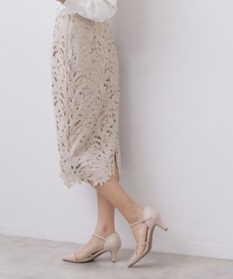 新品タグ付✨エブール コードレーススカート オールシーズン 36 定価9.8万 新品タグ付✨エブール コードレーススカート オールシーズン 36 定価9.8万