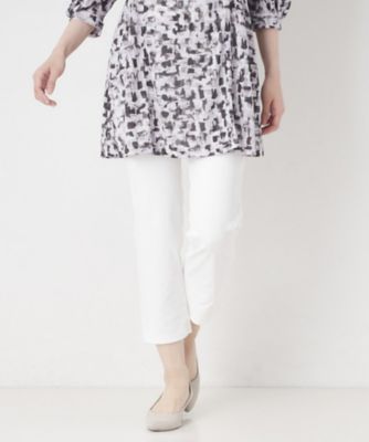 ＜CORDIER (Women)＞【Ｓ～４Ｌサイズ／接触冷感／ストレッチ／洗える】スリットデザインレギンスパンツ（２００２５７２８０２）