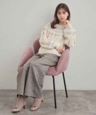 【美品】ベータメン　雪山モチーフ　キルトパッチスウェット　刺繍　定価33000円 着映え】求心フェザーニット（2002573512） | COUTURE