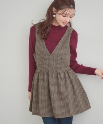 ＜COUTURE BROOCH (Women)＞ガンクラブペプラムチュニック（２００２５７３５１３）