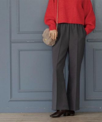 イージーフレアパンツ【洗濯機OK】（2002573522