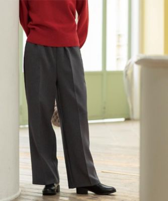 ＜OPAQUE.CLIP (Women)＞イージーワイドパンツ【洗濯機ＯＫ】（２００２５７３６２９）