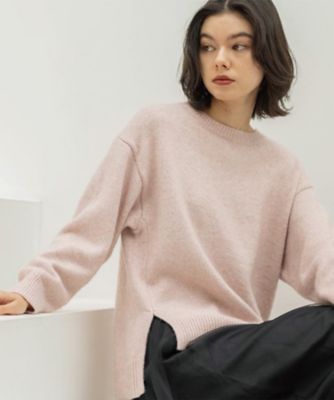 リラクシークルーネックニット【洗濯機OK】（2002574914