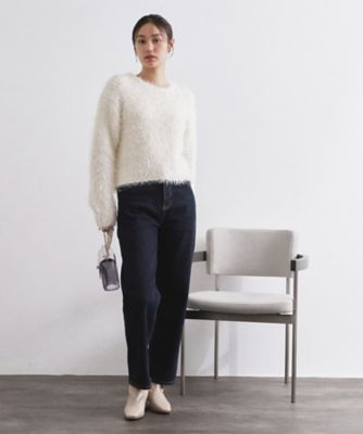 シャギーラメニット【洗濯機OK】（2002574933） | OPAQUE