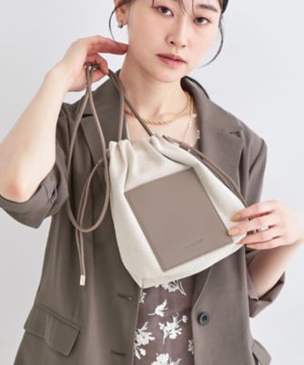 素材アソートサイドドロストミニショルダーバッグ【長さ調整可能