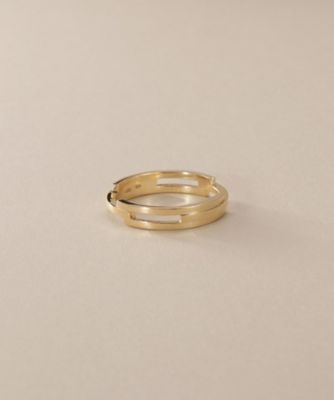 ＜COCOSHNIK (Women)＞Ｋ１０シフテッドオーバーラップ　リング（２００２５７５１３９）