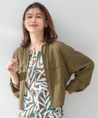 【極美品✨】組曲Sクミキョク シアーブルゾン ジャケット羽織り 洗える S 春夏 クミキョク 組曲 シアージャカード ブルゾン （ブラック系