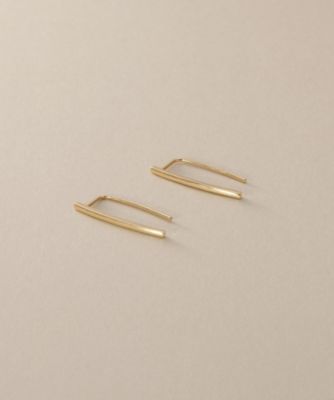 ＜COCOSHNIK (Women)＞Ｋ１０カーブライン　フックピアス（２００２５７５１４８）