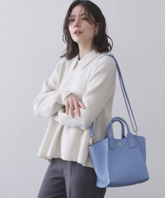 サイドウィングミドルトートバッグ【2WAY／軽量