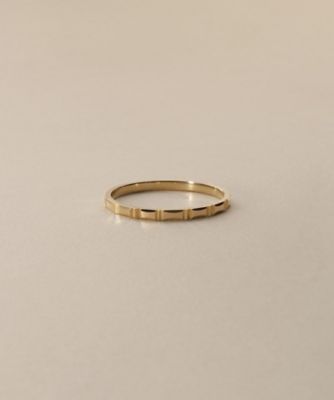 ＜COCOSHNIK (Women)＞Ｋ１０レンガカット　リング（２００２５７５１５５）